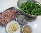水かけ菜のふりかけ　作り方1写真