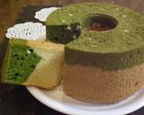 ２層♪抹茶ときな粉のシフォンケーキ作り方30写真