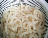 冷凍うどんのひやかけ◆えび天のせ作り方2写真