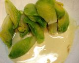 芽キャベツのからしマヨネーズ和え作り方3写真