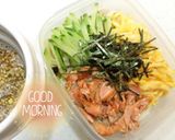 スープジャーでお弁当♡鮭たまうどん✨作り方5写真
