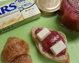 苺と焼チョコ クロワッサンで時短スイーツ作り方2写真