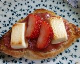 苺と焼チョコ クロワッサンで時短スイーツ作り方4写真