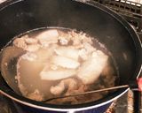 やわらか豚塊肉と根菜・卵のがっつり煮物作り方1写真