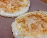 半熟目玉焼きinハムカツ◎作り方1写真