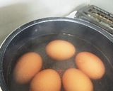 やわらか豚塊肉と根菜・卵のがっつり煮物作り方2写真