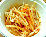 レンジで簡単❗大根の皮きんぴら作り方4写真