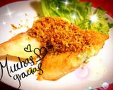 ★白身魚のパン粉乗せ★作り方7写真