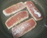 残ったお刺身で!!お弁当にマグロ竜田作り方3写真