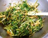青菜のピーナッツみそだれ和え作り方5写真