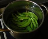 天然だしパックで作る エンドウ豆のお浸し作り方3写真
