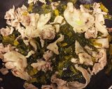豚肉と高菜明太のパスタ☆作り方4写真