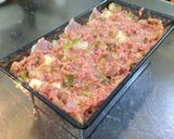 カリカリベーコンが美味！なミートローフ作り方11写真