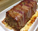 カリカリベーコンが美味！なミートローフ作り方20写真