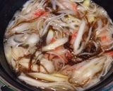 もずく酢で白ネギとカニカマの酸辣湯♪作り方4写真