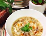 もずく酢で白ネギとカニカマの酸辣湯♪作り方8写真