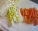 白菜と野菜いっぱいなロール巻き作り方2写真