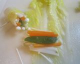 白菜と野菜いっぱいなロール巻き作り方5写真