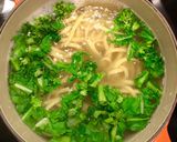 糖質制限パスタ!菜の花カルボナーラ作り方4写真