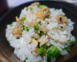 春の混ぜご飯〜あさりと菜の花で作り方4写真