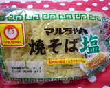 スピード勝負！水菜で作る塩焼きそば作り方1写真