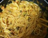 ラタトゥイユで☆トマトクリームパスタ作り方6写真