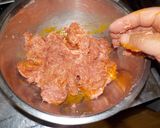 キノコの旨味入り★手作りハンバーグ作り方5写真