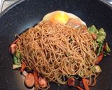 春巻きの皮でパリパリ焼きそば作り方3写真