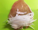 新玉ねぎとブルサンの生ハム巻き作り方4写真