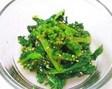 チンゲン菜花(青梗菜)のナムル☆茹で方作り方8写真
