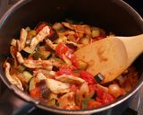 りんごとバルサミコのチキンカレースープ作り方3写真