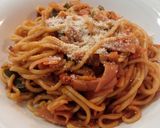 チャンポン麺で♪ナポリタン作り方2写真
