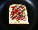 フライパンで残り物トースト☆作り方3写真