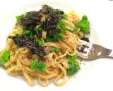 糖質制限パスタ!菜の花カルボナーラ作り方7写真