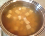 簡単♪＊ほうれん草と豆腐のおすまし＊作り方2写真