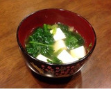 簡単♪＊ほうれん草と豆腐のおすまし＊作り方4写真