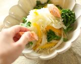 春◎新玉ねぎと春キャベツと菜の花のサラダ作り方5写真
