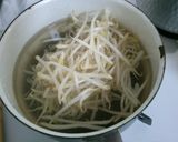 簡単！もやし　ワカメの　胡麻入り　酢の物作り方3写真