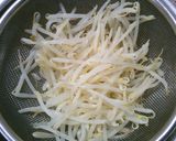 簡単！もやし　ワカメの　胡麻入り　酢の物作り方4写真