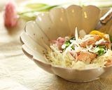 春◎新玉ねぎと春キャベツと菜の花のサラダ作り方7写真