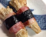 お弁当にエノキのベーコン巻き★作り方3写真