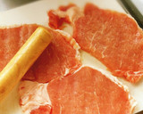 とんかつ用のお肉で♡簡単！ポークピカタ★作り方1写真