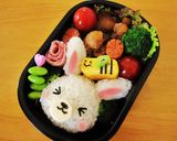 簡単♡卵焼きで【ハチさん】キャラ弁作り方5写真