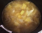 新じゃが、新玉ねぎの塩糀お味噌汁*作り方3写真