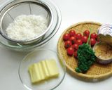 土鍋炊飯★ツナとトマトとチーズご飯作り方1写真