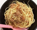 ネバネバ！そぼろ納豆パスタ作り方3写真