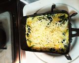 お弁当に！ズボラ ほうれん草チーズ卵焼き作り方3写真