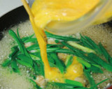 土鍋炊きご飯★あさりとわけぎの卵とじ丼作り方8写真