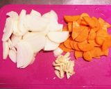 フライパン使用！はまる♡豚肉で野菜カレー作り方1写真