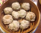 しいたけの鶏ひき肉詰め蒸し作り方5写真